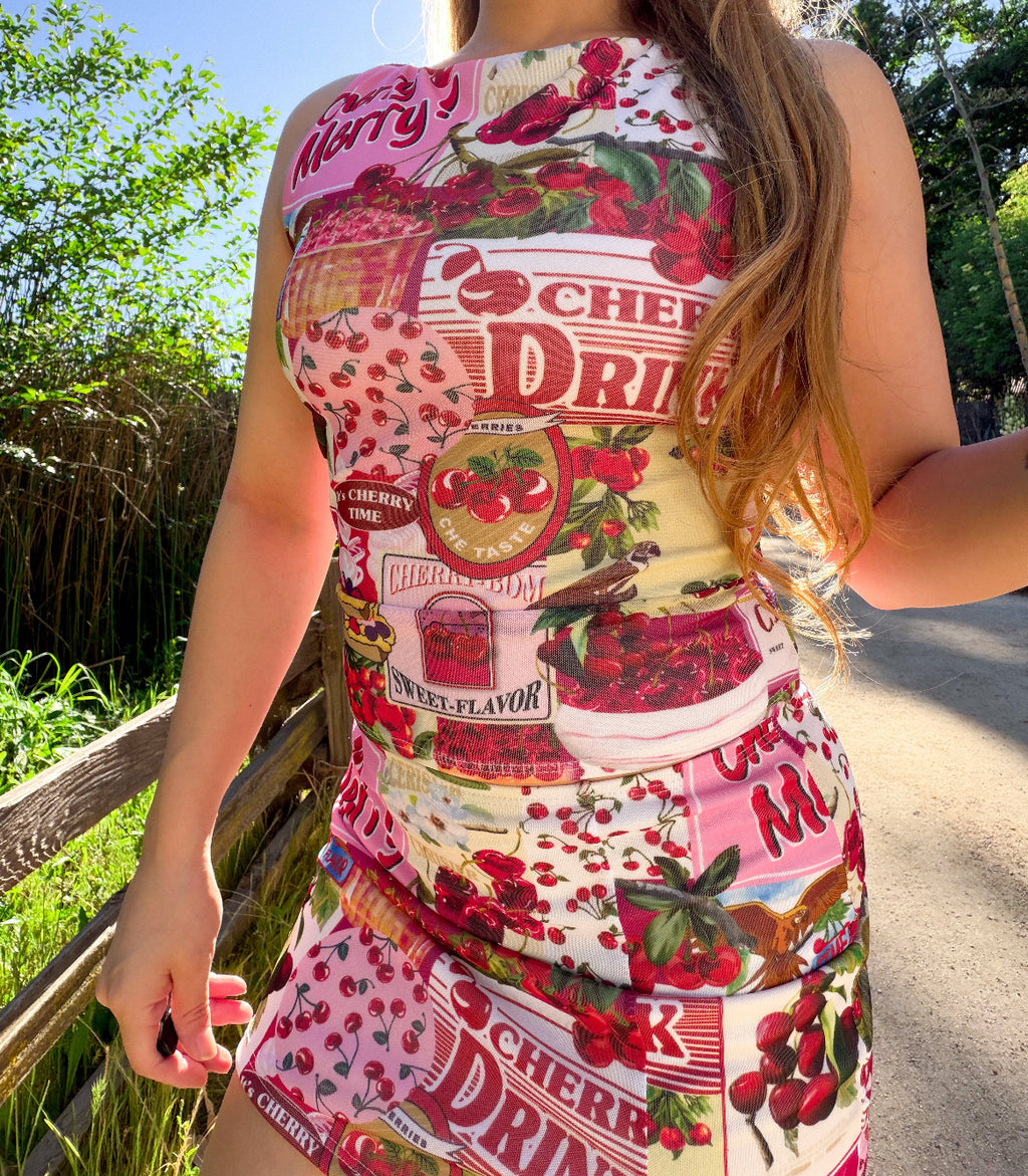 Cherry Skirt Set