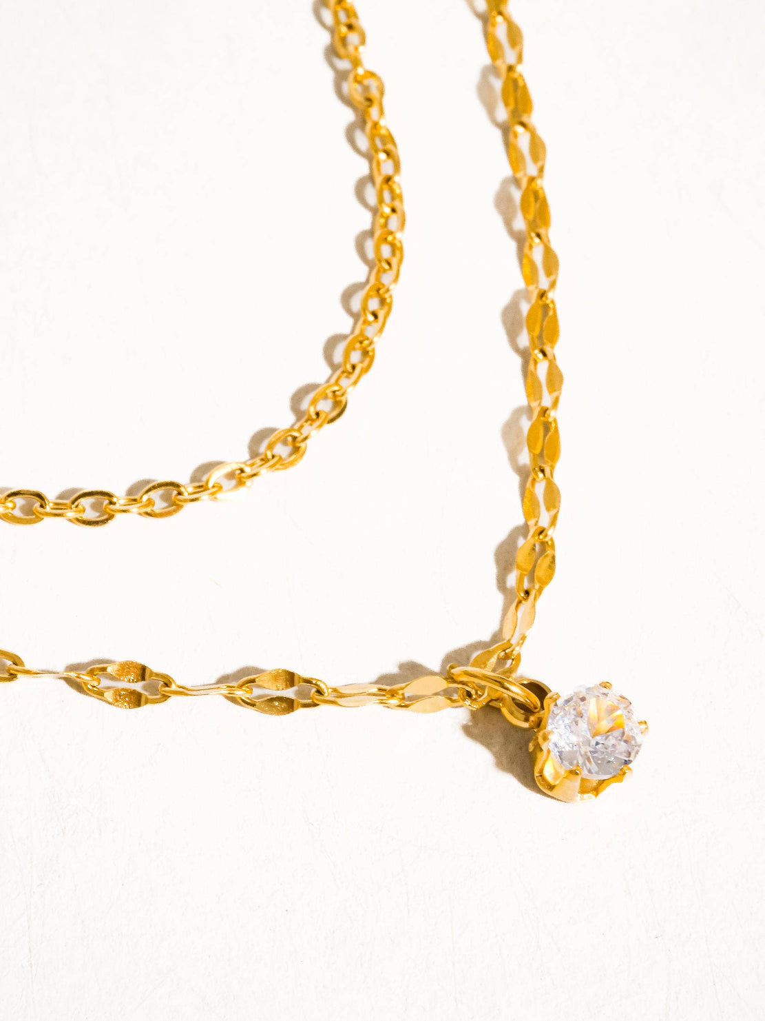 Cerise Stacked Necklace
