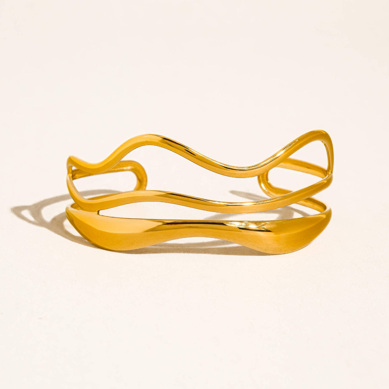 Delacour Wavy Cuff Bracelet
