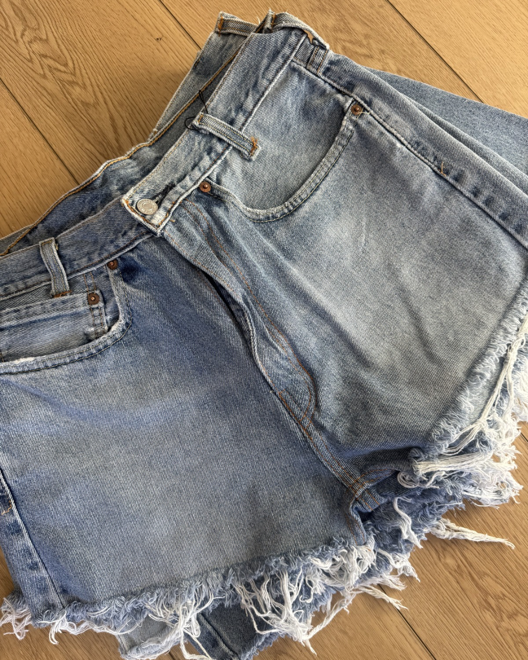 Vintage High-Rise Denim Levi's Cutoff Shorts
