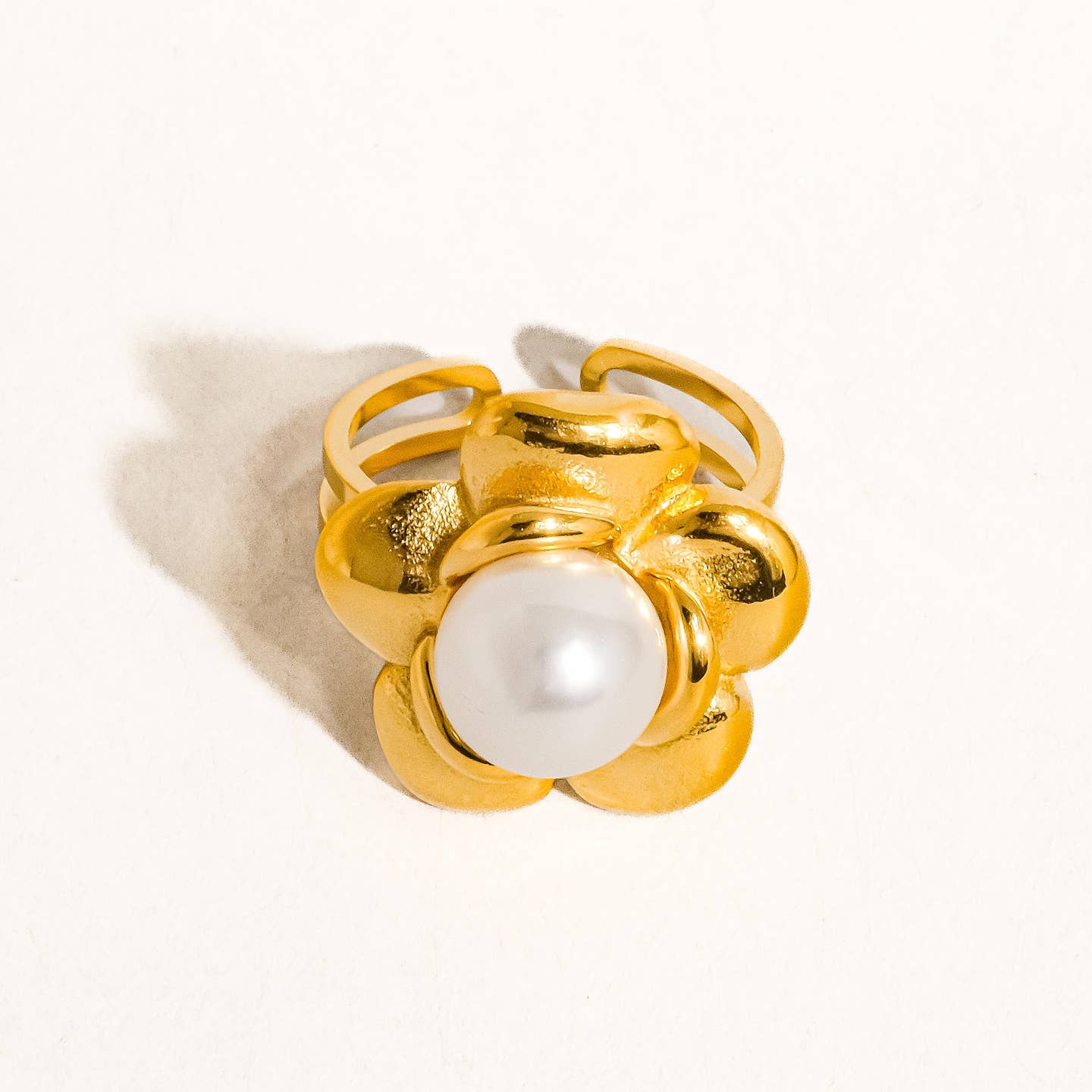 Flower Pearl Ring