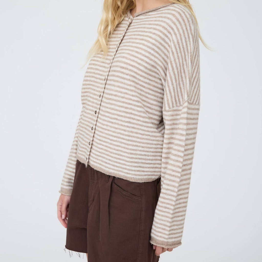 Cider Season Cardigan- Light Mocha