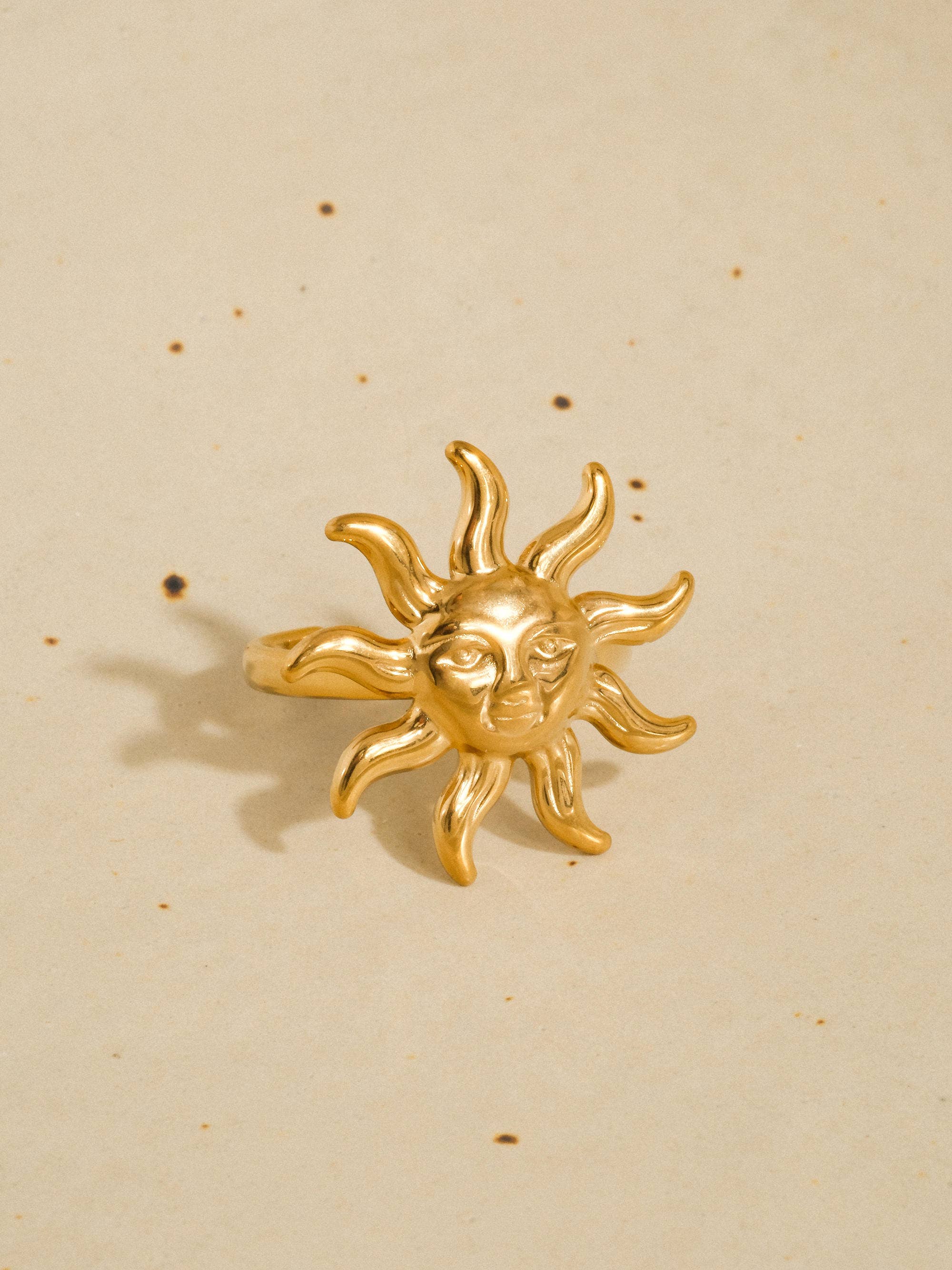 Solstice Boho Sun Statement Ring