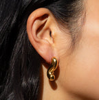 Alma Studs- Gold