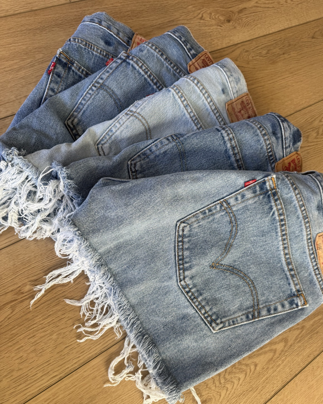 Vintage High-Rise Denim Levi's Cutoff Shorts