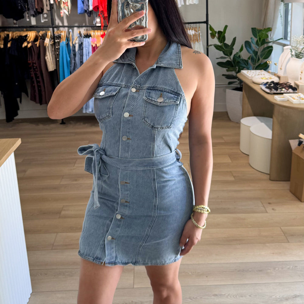 Denim Mini Dress