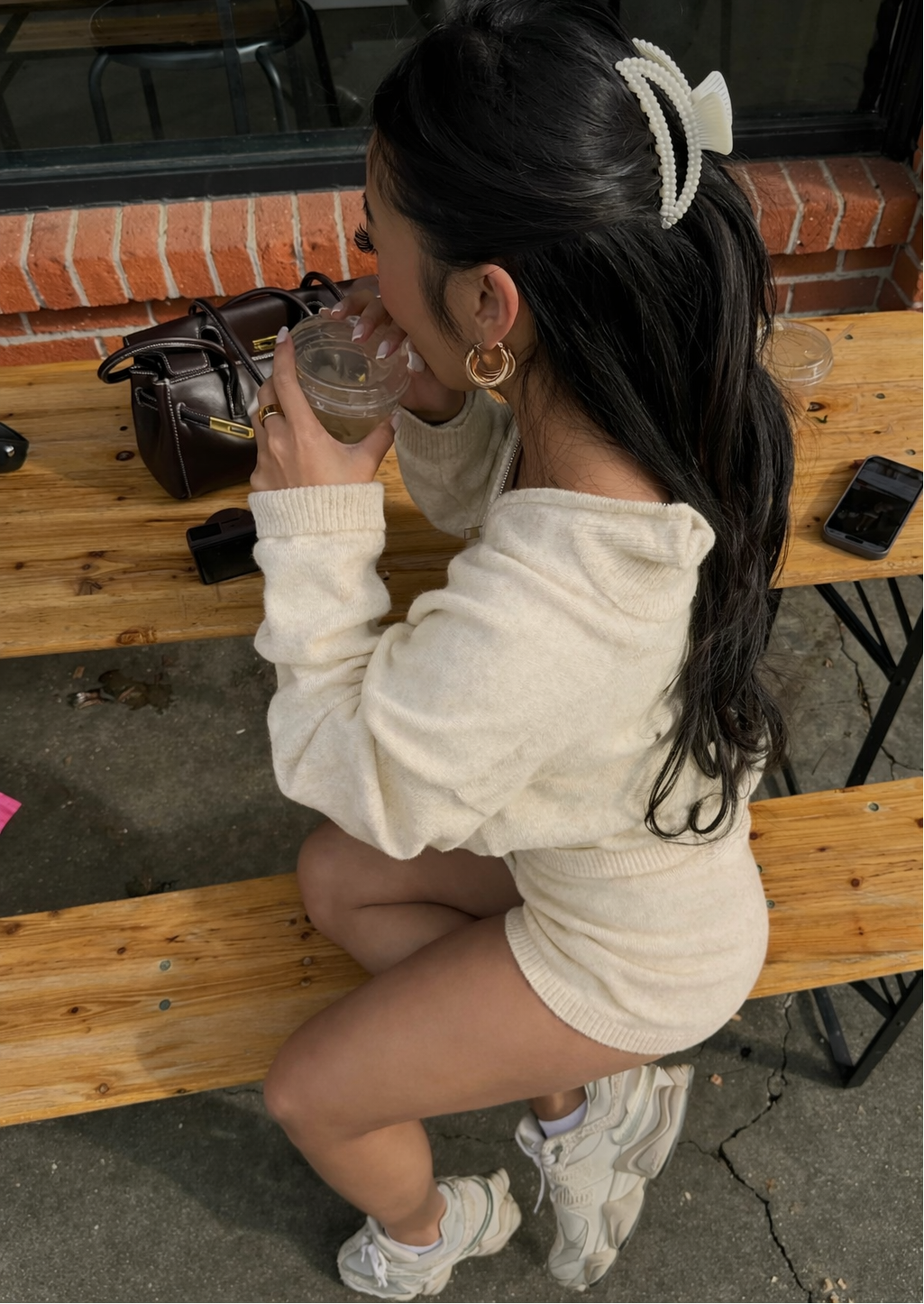 Soft Serve Short Set- Cream