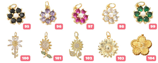 Flower Charms