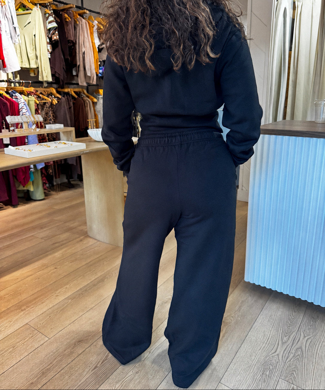 Rest Day Hoodie & Pant Set- Black