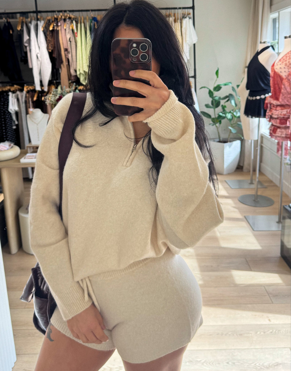 Soft Serve Short Set- Cream