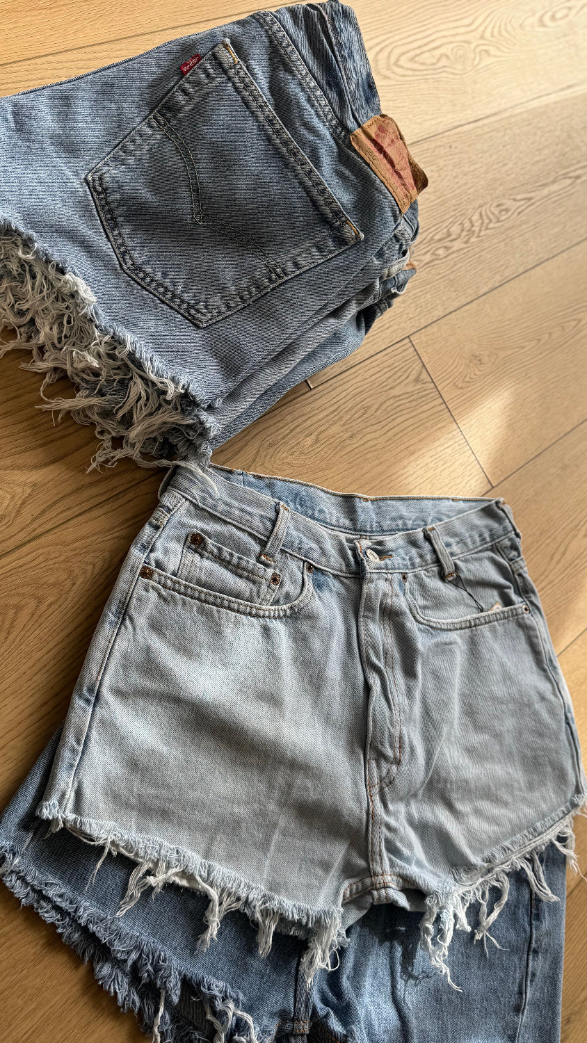 Vintage High-Rise Denim Levi's Cutoff Shorts