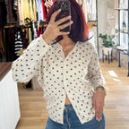 Cider Season Cardigan- Polka Dot