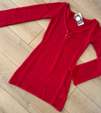 Cherry Crochet Mini Dress