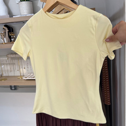 Keep You Close Tee- Lemon
