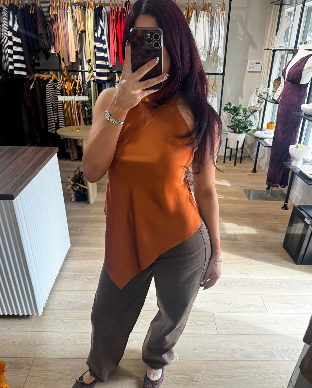 Socialite Utility Pants- Brown