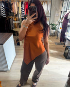 Socialite Utility Pants- Brown