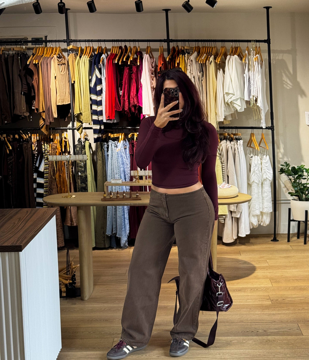 Socialite Utility Pants- Brown