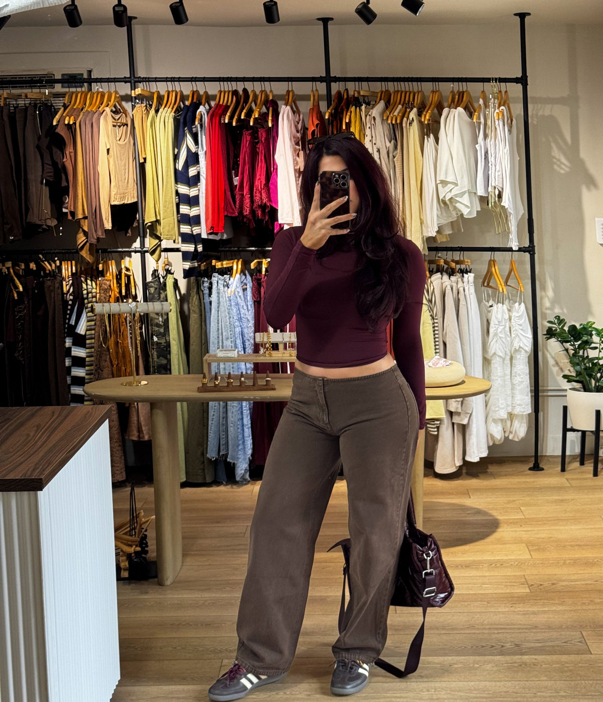 Socialite Utility Pants- Brown