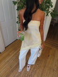 Limoncello Strapless Top