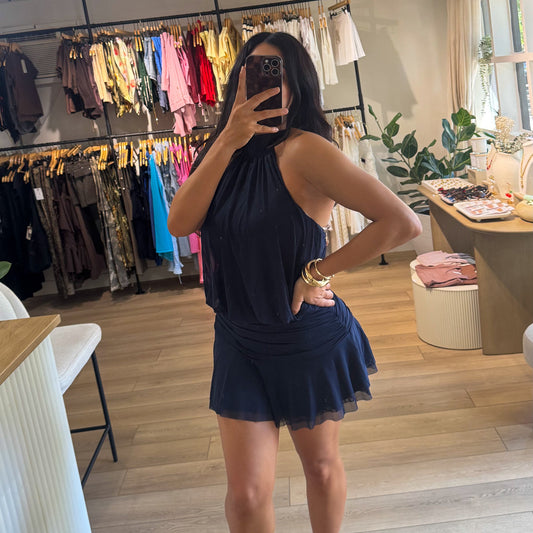 Invite Only Mini Dress- Midnight