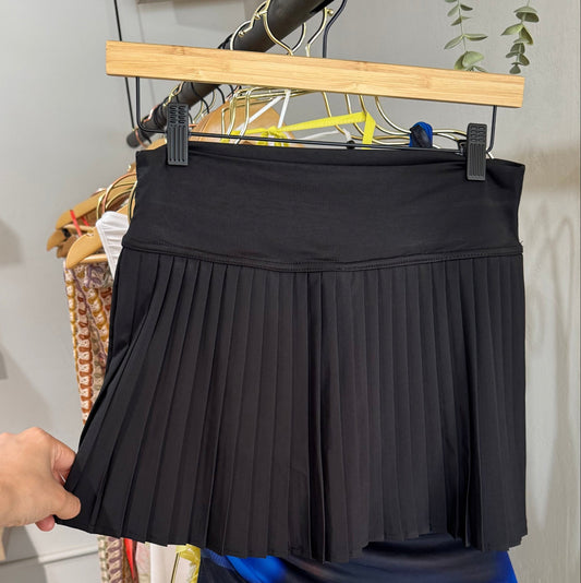 Black Tennis Skirt with Shorts