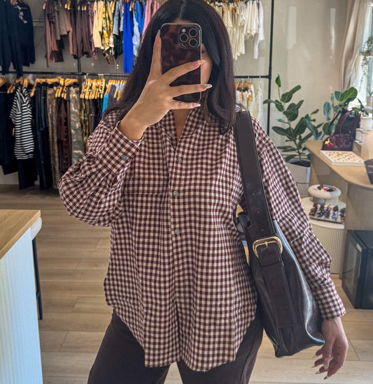 By the Fire Button Down