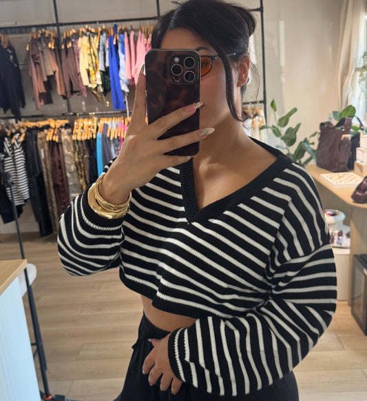 For the Weekend Cropped Sweater