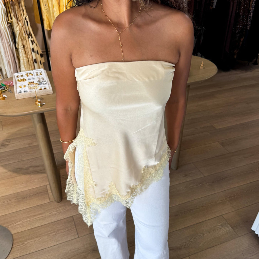 Limoncello Strapless Top
