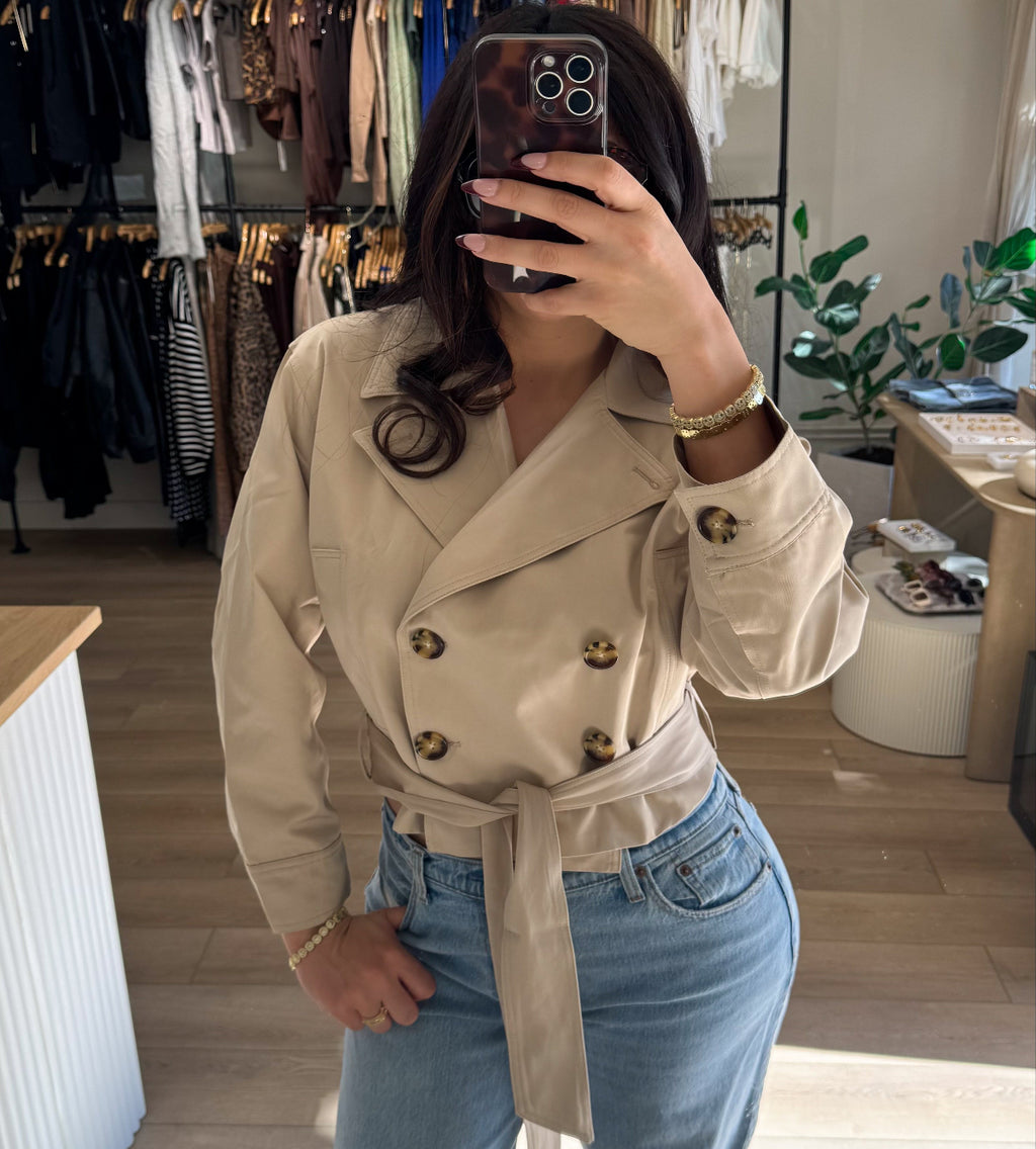 Staple Crop Trench Coat