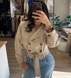 Staple Crop Trench Coat