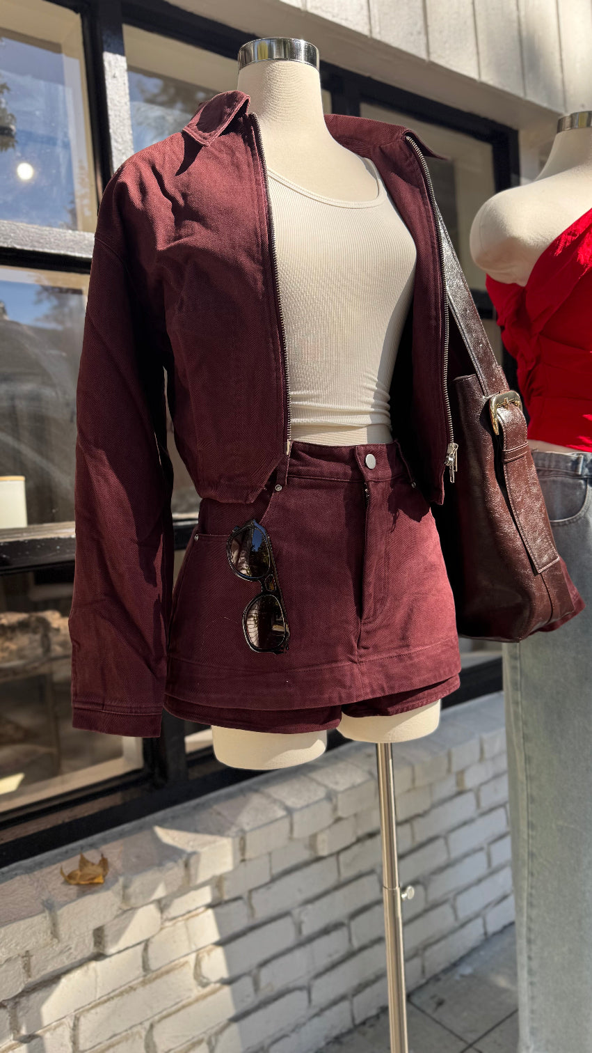 Merlot Muse Bomber Jacket