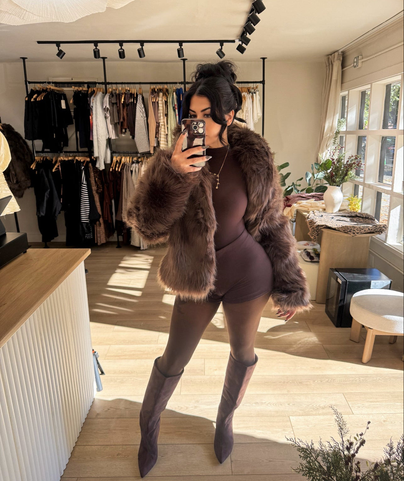 Iconic Faux Fur Coat