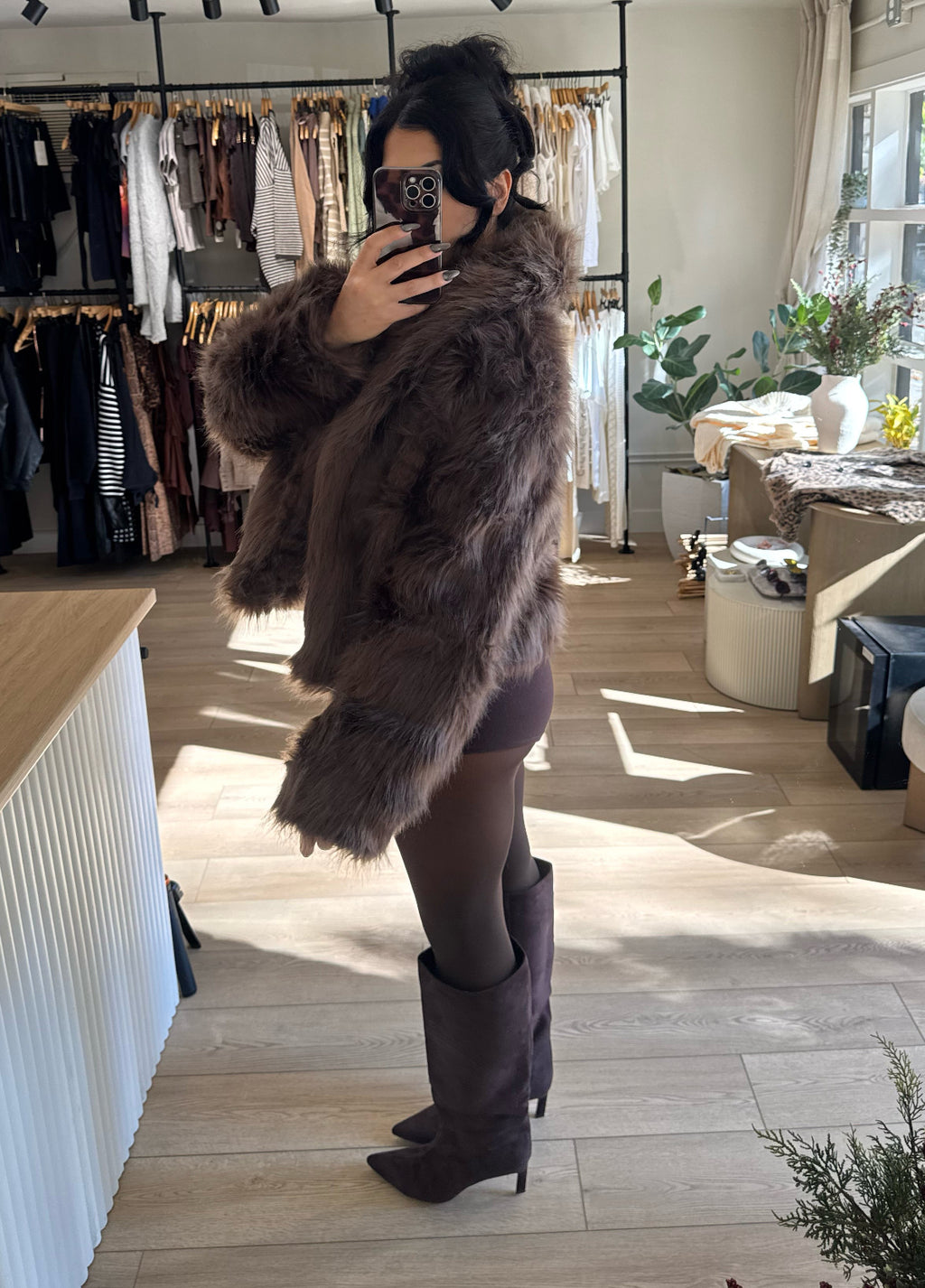 Iconic Faux Fur Coat