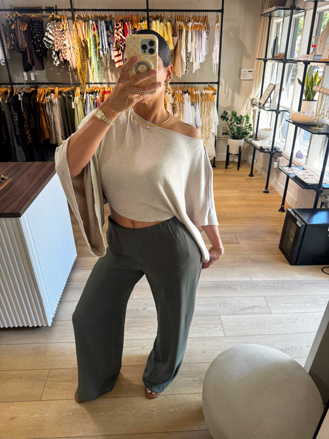 Weekend Essential Top- Black