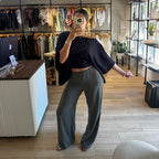 Weekend Essential Top- Black