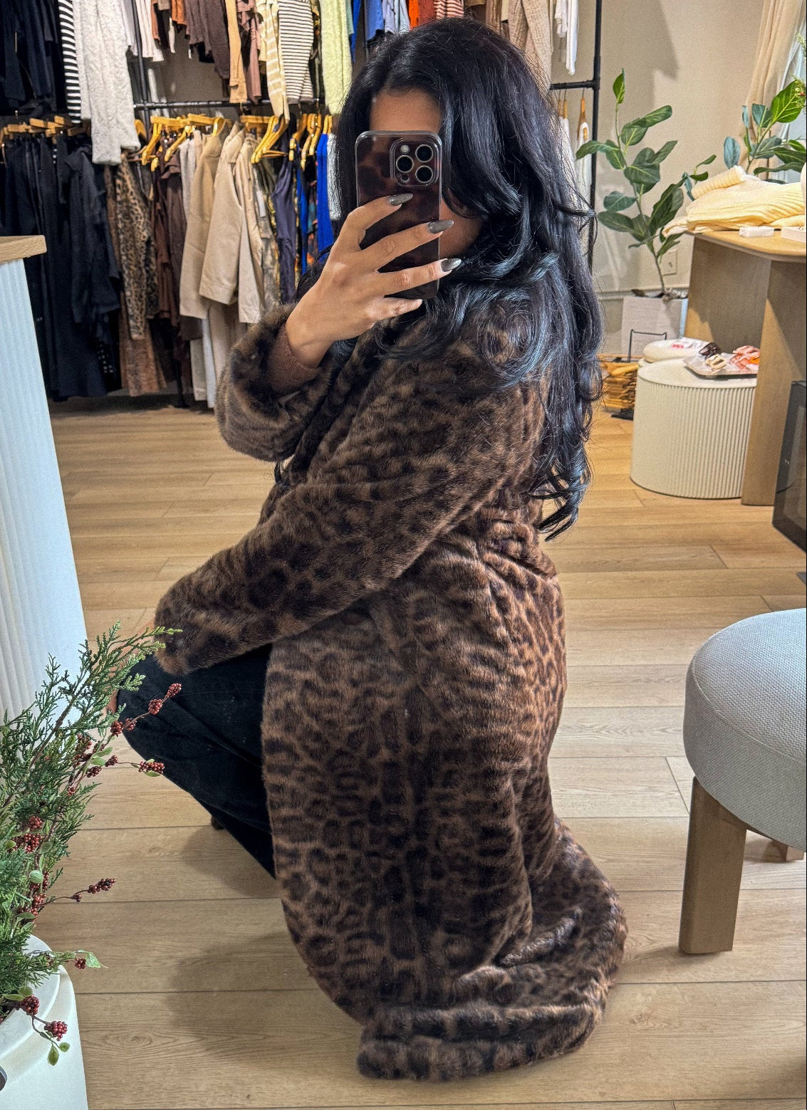 Untamed Leopard Coat
