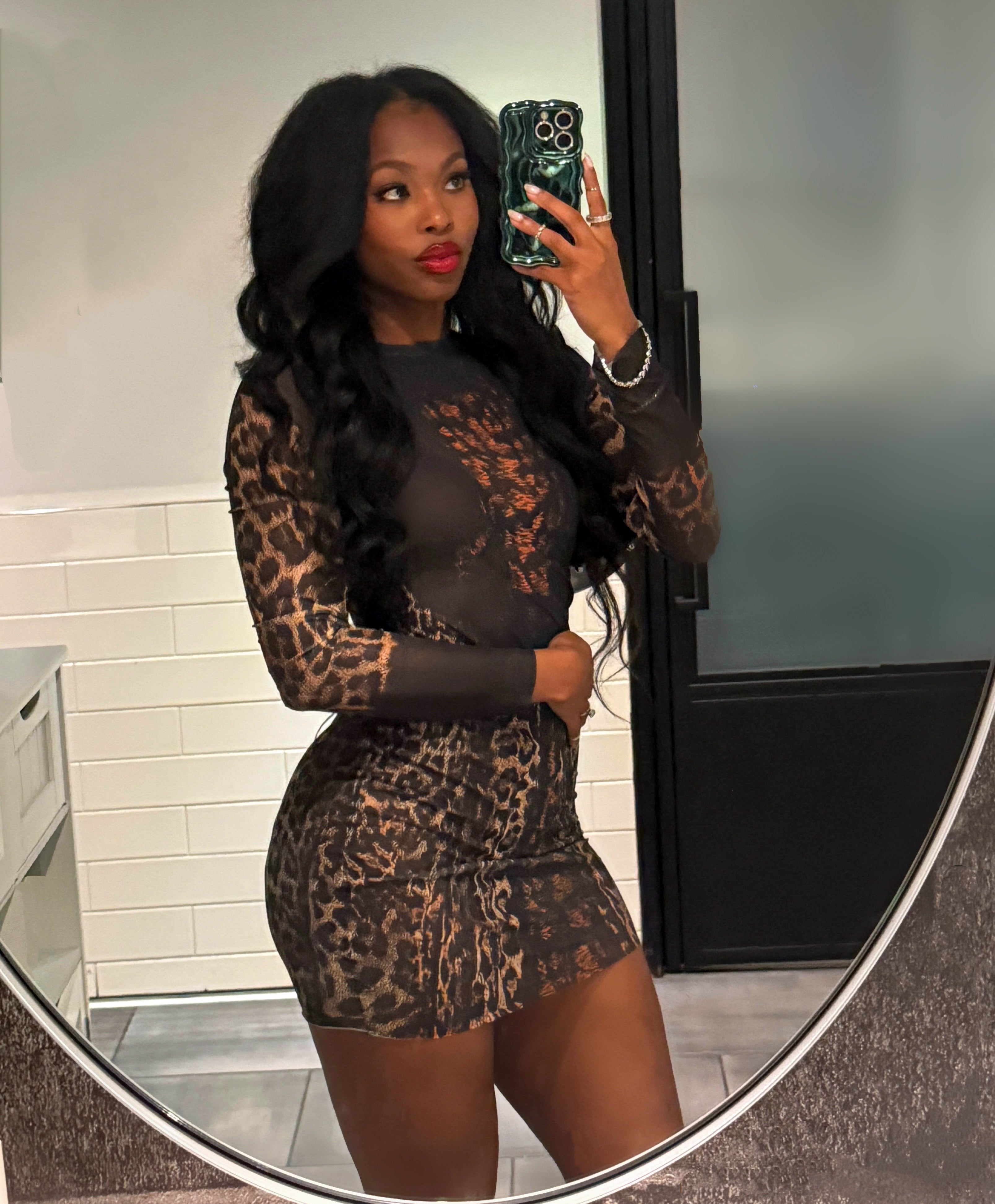On the Prowl Mini Dress