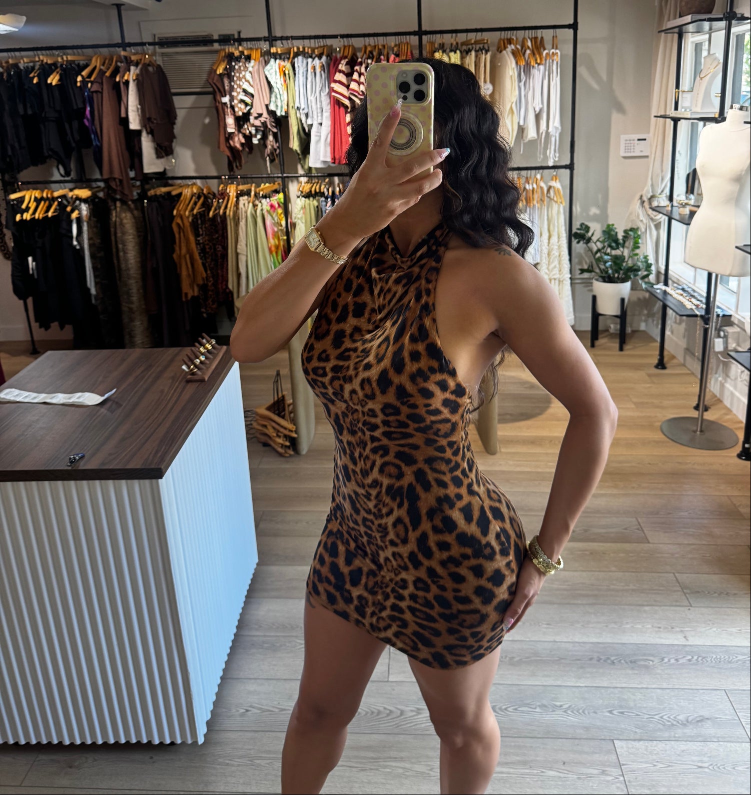 On The Prowl Mini Dress