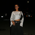 Soleil Top- Metallic Silver