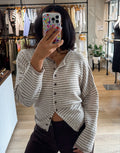 Cider Season Cardigan- Light Mocha