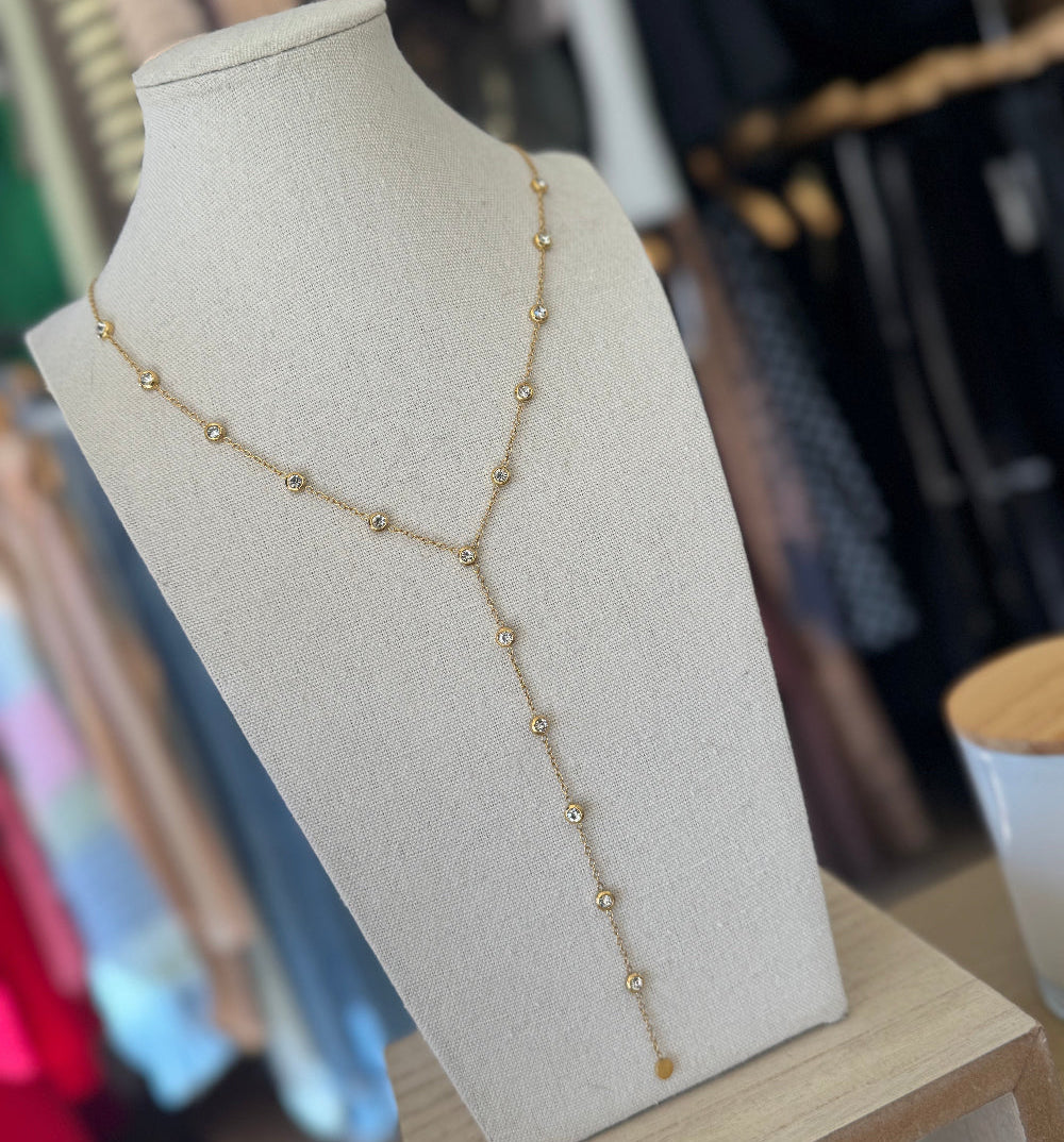 Yours Truly Lariat Necklace