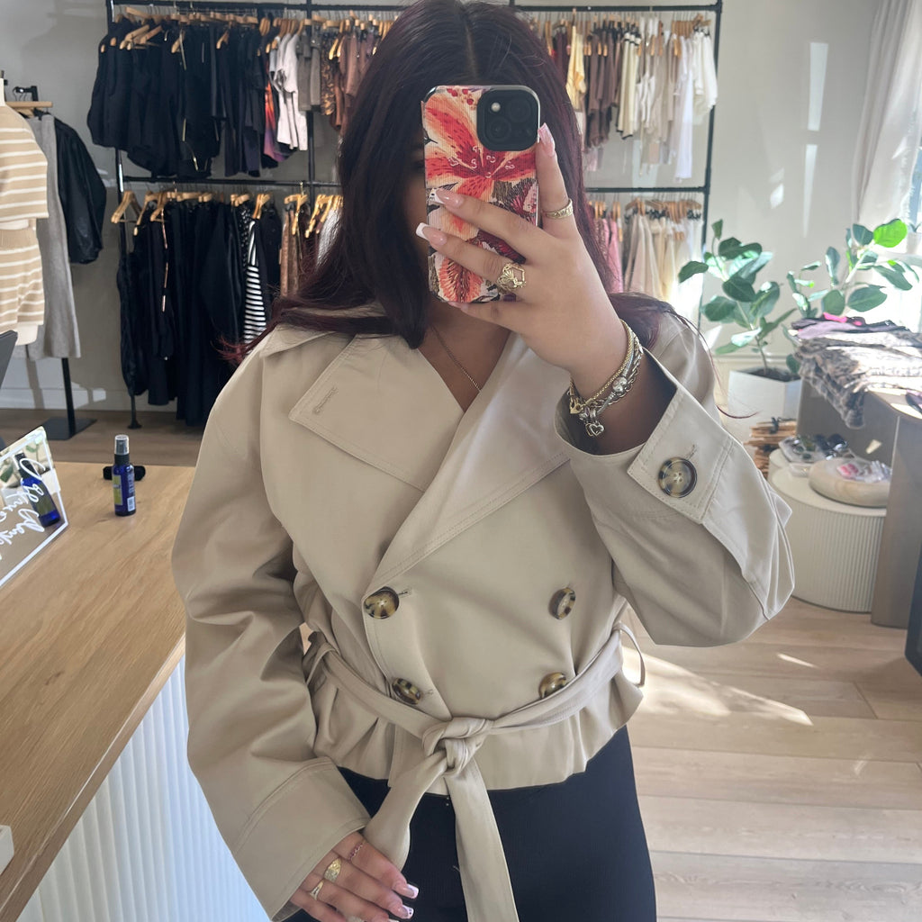 Staple Crop Trench Coat