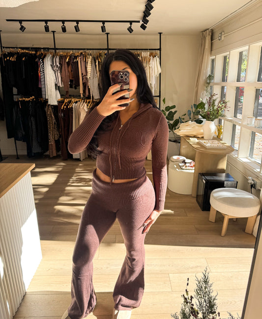 Cinnamon Foldover Pants