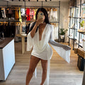 Main Character Mini Dress- White