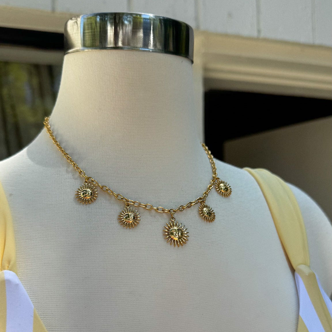 Sun Charm Necklace