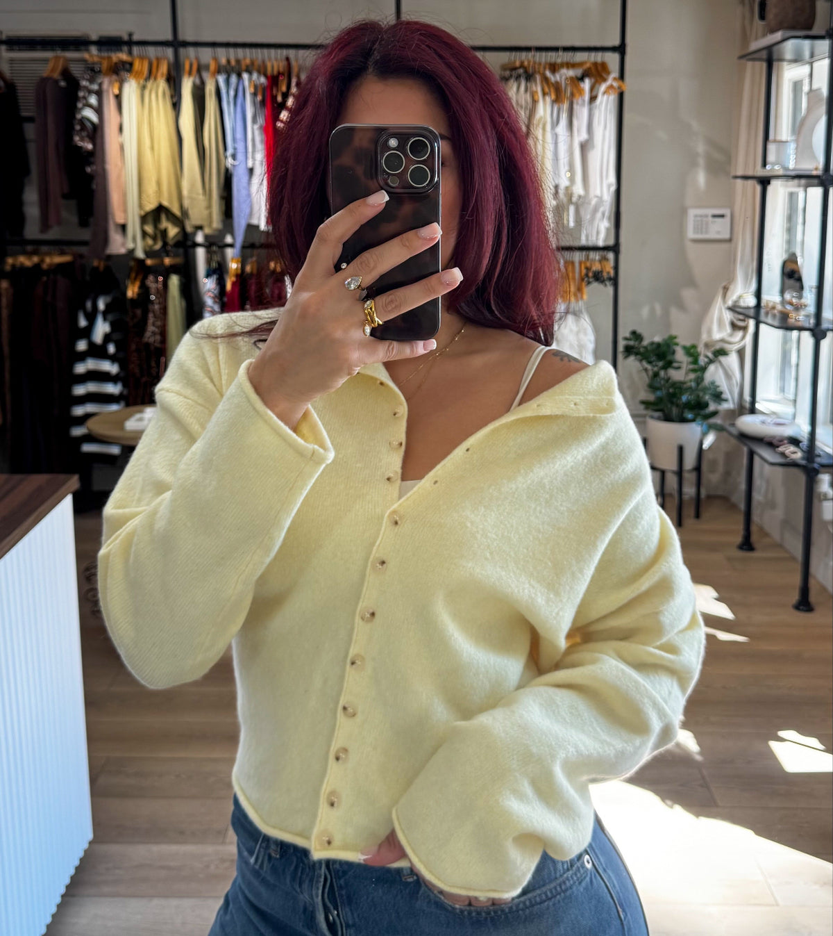 Cider Season Cardigan- Butter