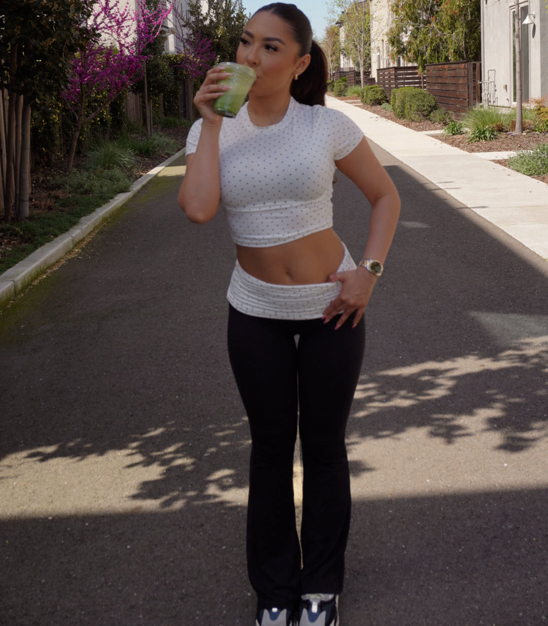 Aria Folded Pant Set