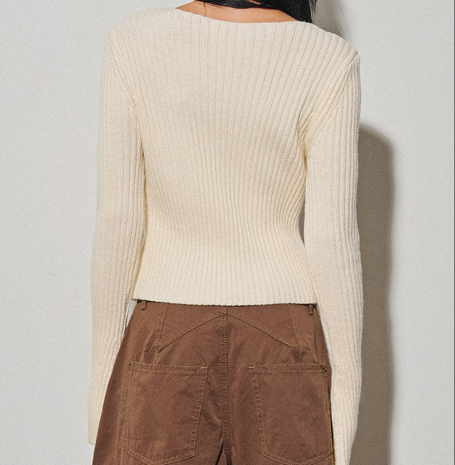 Nola Cardigan- Ivory