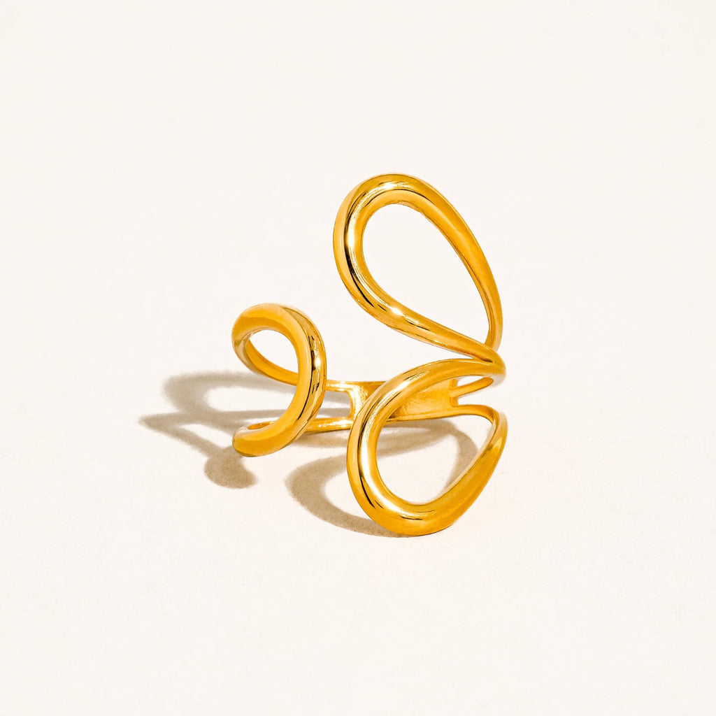 Parvella Swirl Ring