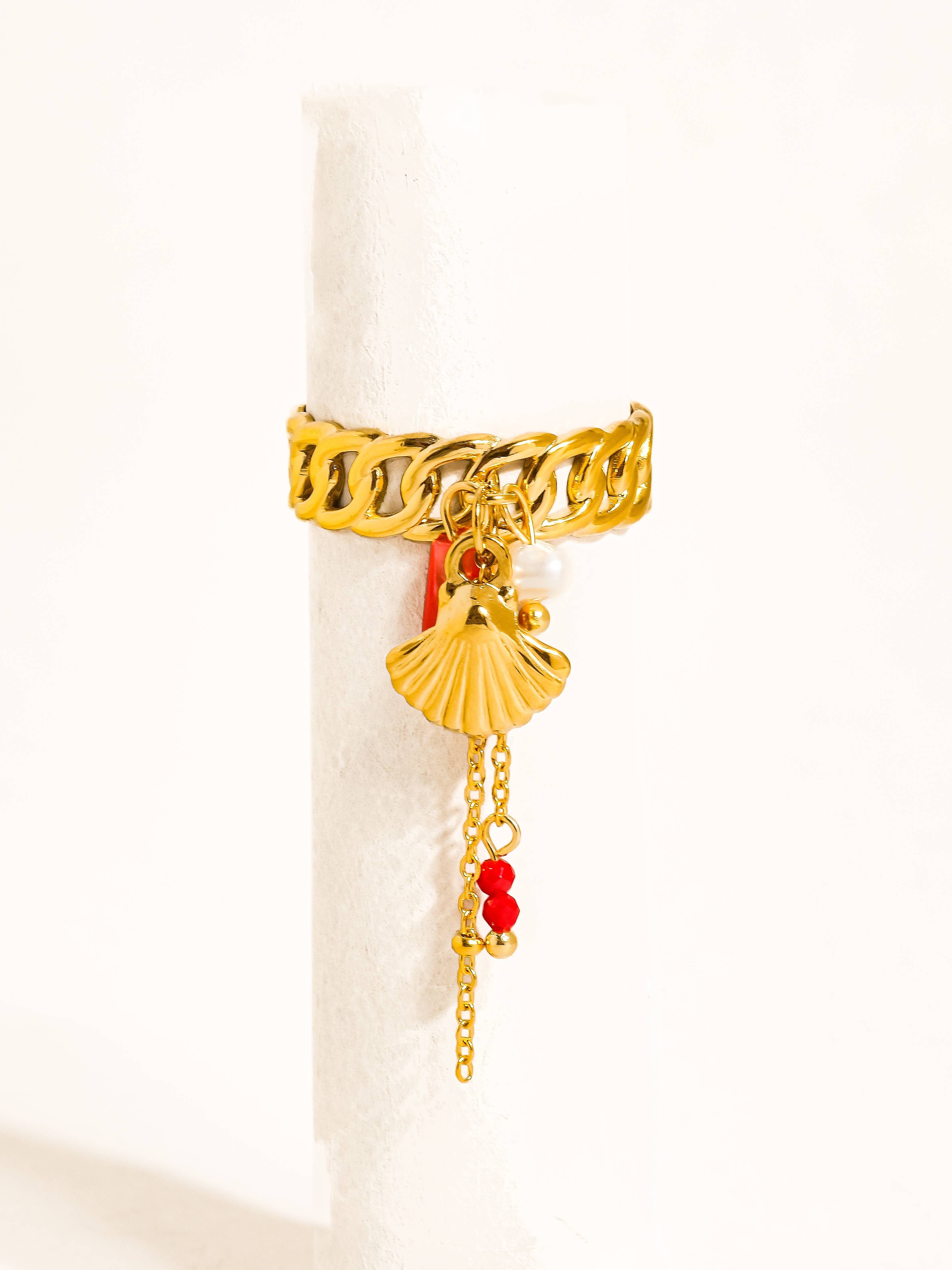 Rade Dangle Chain Ring